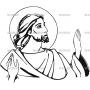 Векторный макет «Религия Иисус (26)»