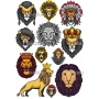 Векторный макет «lions»