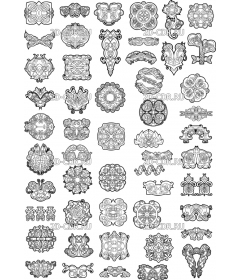 Комплект орнаментов (21)