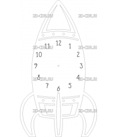 Часы Ракета