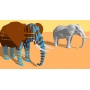 Векторный макет «Слон (3)»
