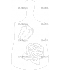 Разделочная доска Овощи
