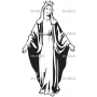 Векторный макет «Богородица (33)»