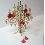 Векторный макет «Стойка Канделябр со свечками для бюжутерии»