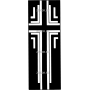 Векторный макет «Крест (17)»
