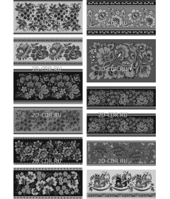Комплект русских узоров (4)