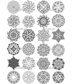 Комплект орнаментов (23)