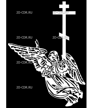 Крест православный с Ангелом