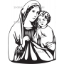 Векторный макет «Богородица (5)»