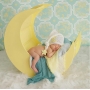 Векторный макет «Детская кроватка Луна»