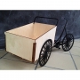 Векторный макет «Ящик на велосипеде»