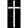 Изображение для гравировки «Крест (103)»