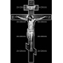 Изображение для гравировки «Крест православный с Иисусом»