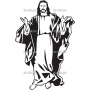 Векторный макет «Иисус (47)»