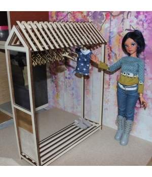 Вешалка Кукольный домик