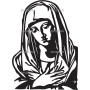 Векторный макет «Богородица (8)»