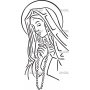 Векторный макет «Богородица (28)»