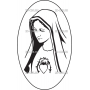 Векторный макет «Богородица (12)»