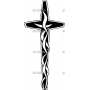 Векторный макет «Крест (14)»