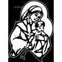 Изображение для гравировки «Богородица (32)»