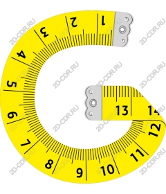  Измерительная лента - Буква G /