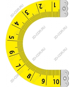  Изогнутая измерительная лента