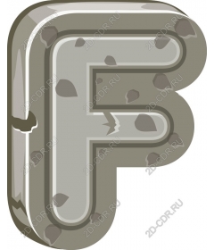  Cracked letter F