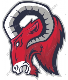  Ferocious head of a RAM