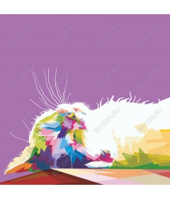  Bright abstract animal