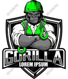  Логотип Gorilla Construction