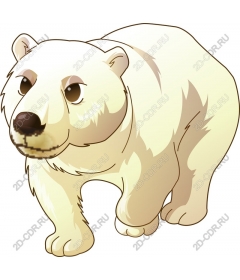  Fancy white bear