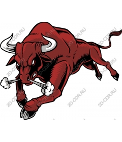 Charging bull