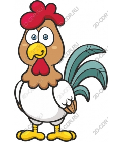  Adorable cartoon rooster