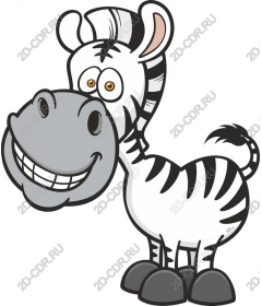  Bizarre cartoon Zebra
