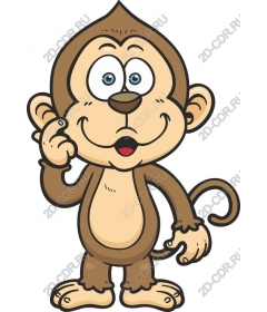  Adorable cartoon monkey