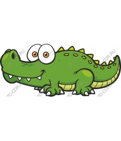  Cartoon crocodile