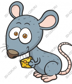  Cute cartoon mouse