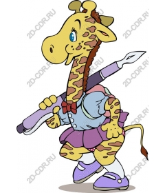  Adorable schoolgirl-giraffe