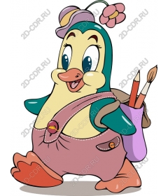  Adorable art of a penguin - universal