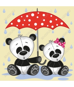  Charming umbrella Panda