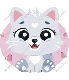  Adorable gray kitten