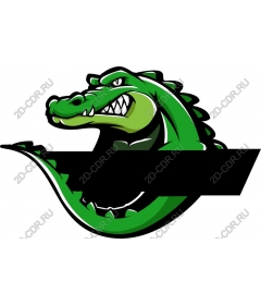  Fierce green alligator