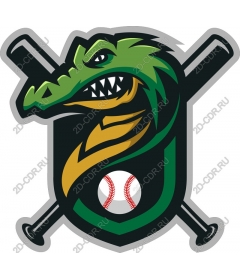  The logo of the baseball team Fierce Alligator