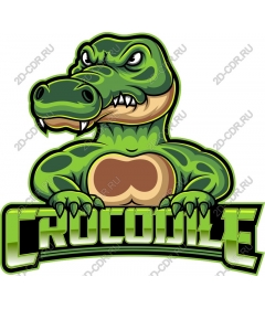  Crocodile - Cartoon style