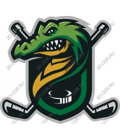  The mascot of the hockey club "Ferocious alligator"