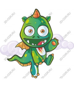  Whimsical dragon is a Playful baby