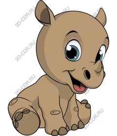  Cute baby Rhino
