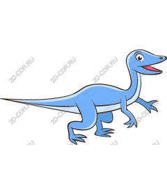  Blue Dinosaur Clipart