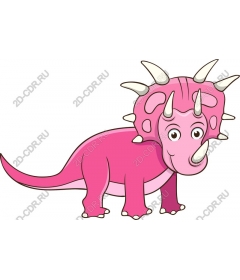 Pink Triceratops