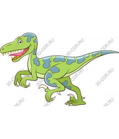  Colorful cartoon dinosaur